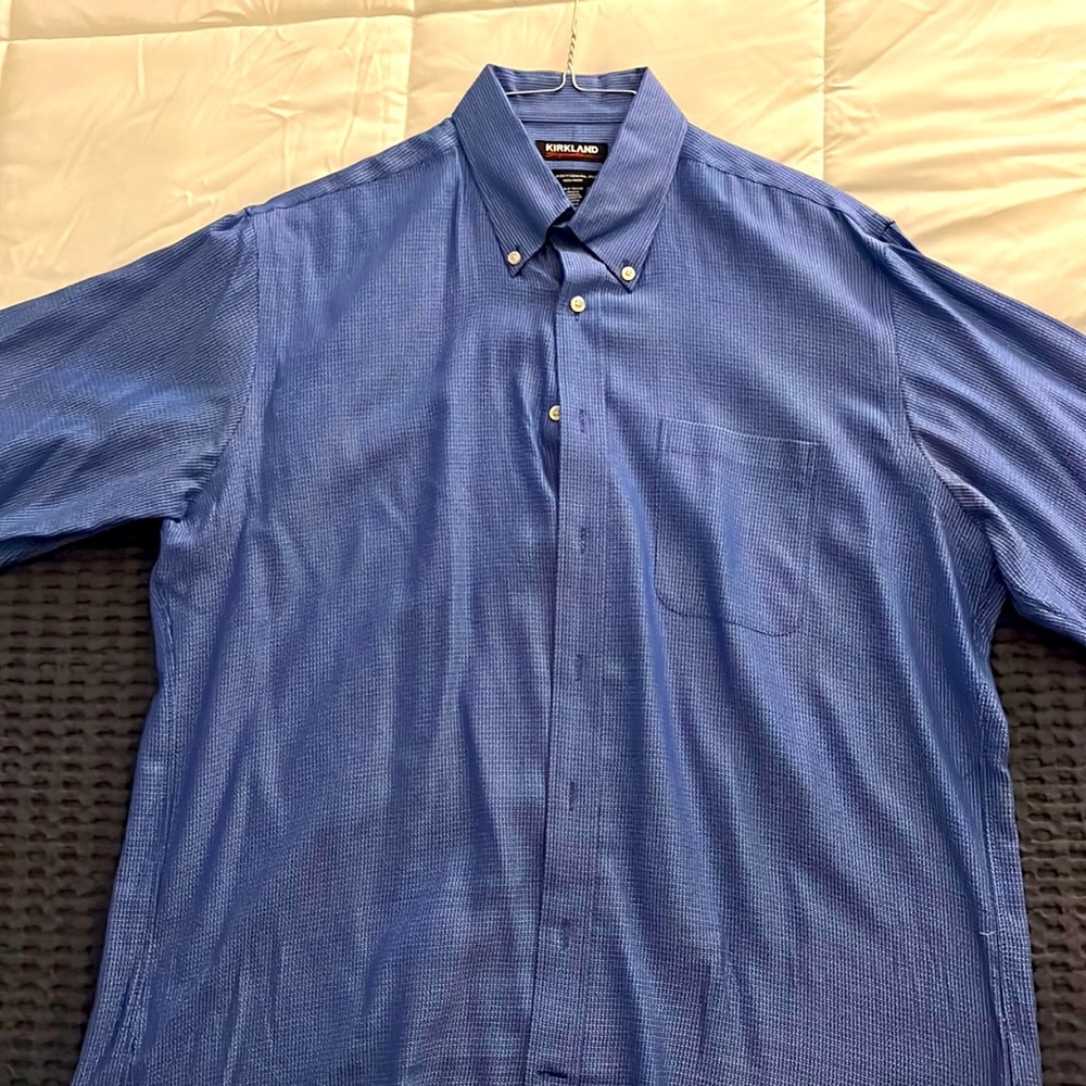 Mens Kirkland dress shirt 16.5 - 32/33